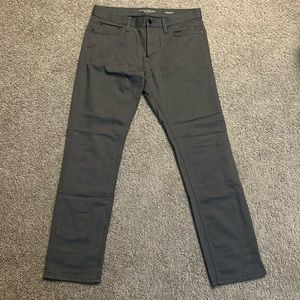 Gray slim fit Banana Republic Traveler pants (EUC)